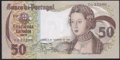 Portekiz 50 Escudos 1980 Çilaltı Pick 174b 22200