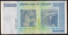 Zimbabwe 1000000 Dolar 2008 Çok Temiz+ Pick 77