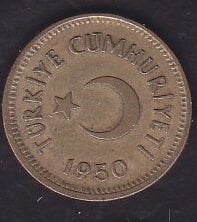 1950 Yılı 5 Kuruş