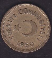 1950 Yılı 5 Kuruş