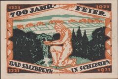 Almanya 50 Pfennig Notgeld 1921 Çil