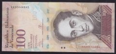 Venezuela 100 Bolivares 2013 Çil Pick 93g AA