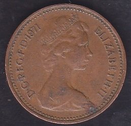 İNGİLTERE 1 PENNY 1971