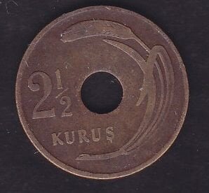1949 Yılı 2.5 Kuruş