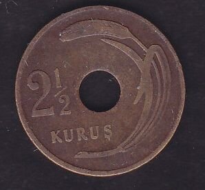 1949 Yılı 2.5 Kuruş