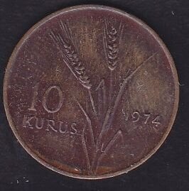 1974 Yılı 10 Kuruş