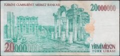 7.Emisyon 20 000 000 Lira B33 505669 Çok Temiz +