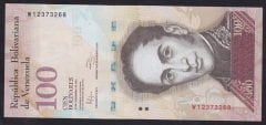 Venezuela 100 Bolivares 2012 Çil Pick93e