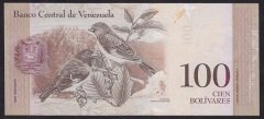 Venezuela 100 Bolivares 2012 Çil Pick93e