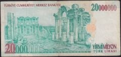 7.Emisyon 20 000 000 Lira E38 679384 Temiz
