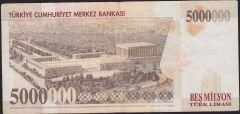 7.Emisyon 5 000 000 Lira E59 214142 Çok Temiz