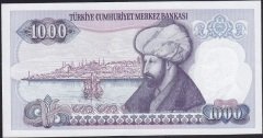 7.Emisyon 1.Tertip 1000 Lira D85 064906 Çilaltı Çil