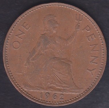 İNGİLTERE 1 PENNY 1962