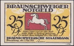 Almanya 25 Pfennig Notgeld 1923 Çil