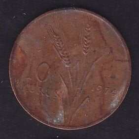1974 Yılı 10 Kuruş