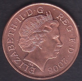 İNGİLTERE 2 PENCE 2008