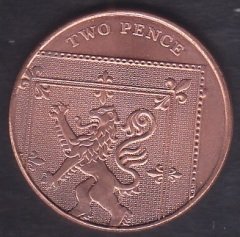 İNGİLTERE 2 PENCE 2008