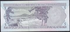 6.Emisyon 2.Tertip 5 Lira I40 046377 Çil