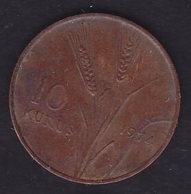 1974 Yılı 10 Kuruş