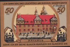 Almanya 50 Pfennig Notgeld 1921 Çil