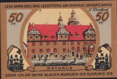 Almanya 50 Pfennig Notgeld 1921 Çil