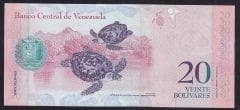 Venezuela 20 Bolivares 2009 ÇİL Pick91c