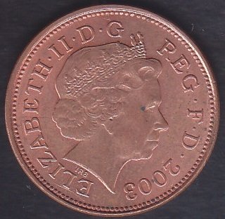 İNGİLTERE 2 PENCE 2003