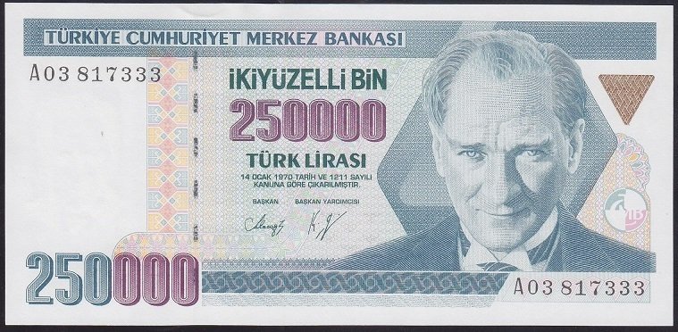 7.Emisyon 1.Tertip 250000 A03 817333 Çilaltı Çil