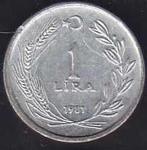1981 Yılı 1 Lira