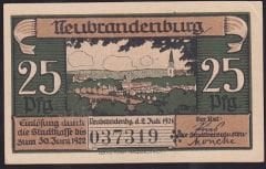 Almanya 25 Pfennig Notgeld 1921 Çilaltı Çil