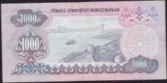 6.Emisyon 1.Tertip 1000 Lira C40 326996 Çok Temiz+