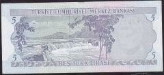 6.Emisyon 2.Tertip 5 Lira I04 408722 Çilaltı Çil