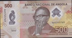 Angola 500 Kwanzas 2020 Çil Polymer Pick 161
