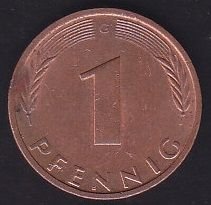 Almanya 1 Pfennig 1972 G