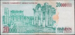 7.Emisyon 20 000 000 Lira B23 428691 Çok Temiz +