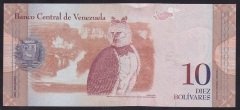 Venezuela 10 Bolivares 2011 Çil Pick90c