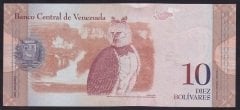 Venezuela 10 Bolivares 2011 Çil Pick 90c