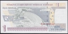 8.Emisyon 1 YTL A10 299544 Çilaltı Çil