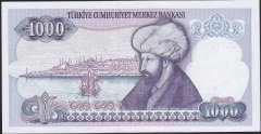 7.Emisyon 1.Tertip 1000 Lira D07 383480 Çil