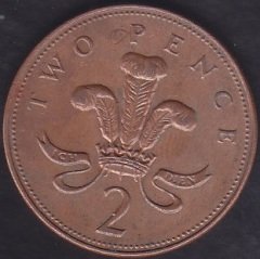İNGİLTERE 2 PENCE 2000