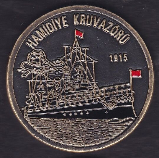 Hamidiye Kruvazörü Çanakkale Savaşı Madalya