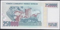 7.EMİSYON 1.TERTİP 250000 LİRA A45 625309 ÇİLALTI ÇİL