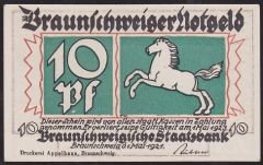 Almanya 10 Pfennig Notgeld 1923 Çil