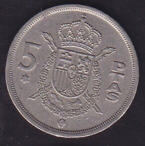 İspanya 5 Pesetas 1975 ( 76 )