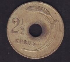 1948 Yılı 2.5 Kuruş