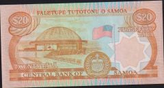 Western Samoa 20 Tala 2002 Çilaltı Çil Pick 35a