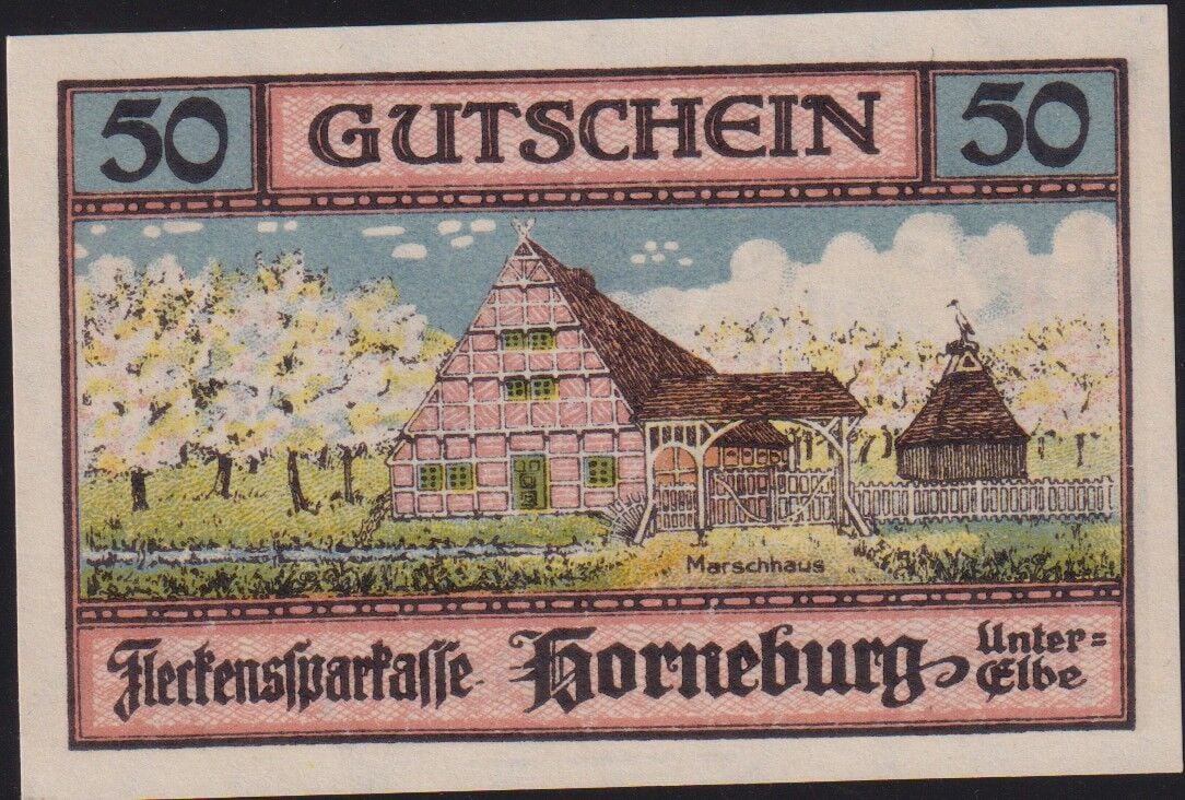 Almanya 50 Pfennig Notgeld 1921 Çil