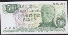 Arjantin 500 Pesos 1977 Çilaltı Pick 303d