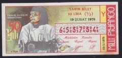 1978 19 ŞUBAT YARIM BİLET