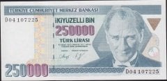 7.Emisyon 1.Tertip 250000 Lira D04 107225 Çilaltı Çil